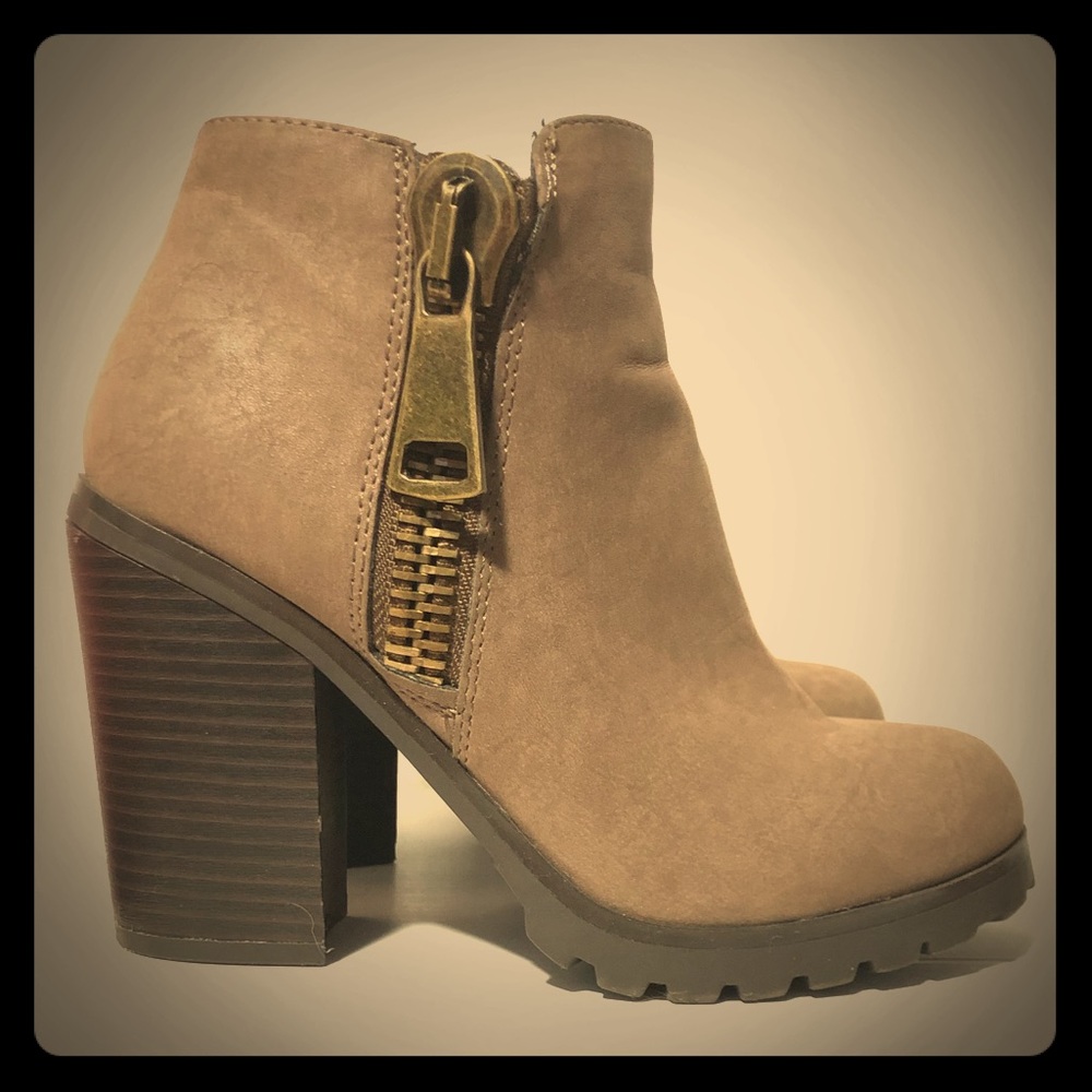 Chunky heel  ankle boots